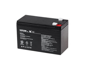 Свинцовый аккумулятор VIPOW 12В 9Ач цена и информация | Батареи | kaup24.ee