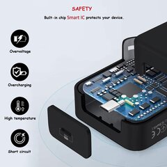 Promate PowerPort-20PD Type-C PD hind ja info | Mobiiltelefonide laadijad | kaup24.ee