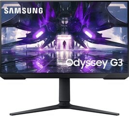 24" Full HD monitor Samsung Odyssey G3 LS24AG320NUXEN hind ja info | Monitorid | kaup24.ee