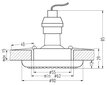 Candellux süvistatav valgusti SOC-03 hind ja info | Süvistatavad ja LED valgustid | kaup24.ee