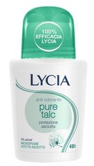 Naiste rulldeodorant Lycia Pure Talc 50 ml цена и информация | Дезодоранты | kaup24.ee