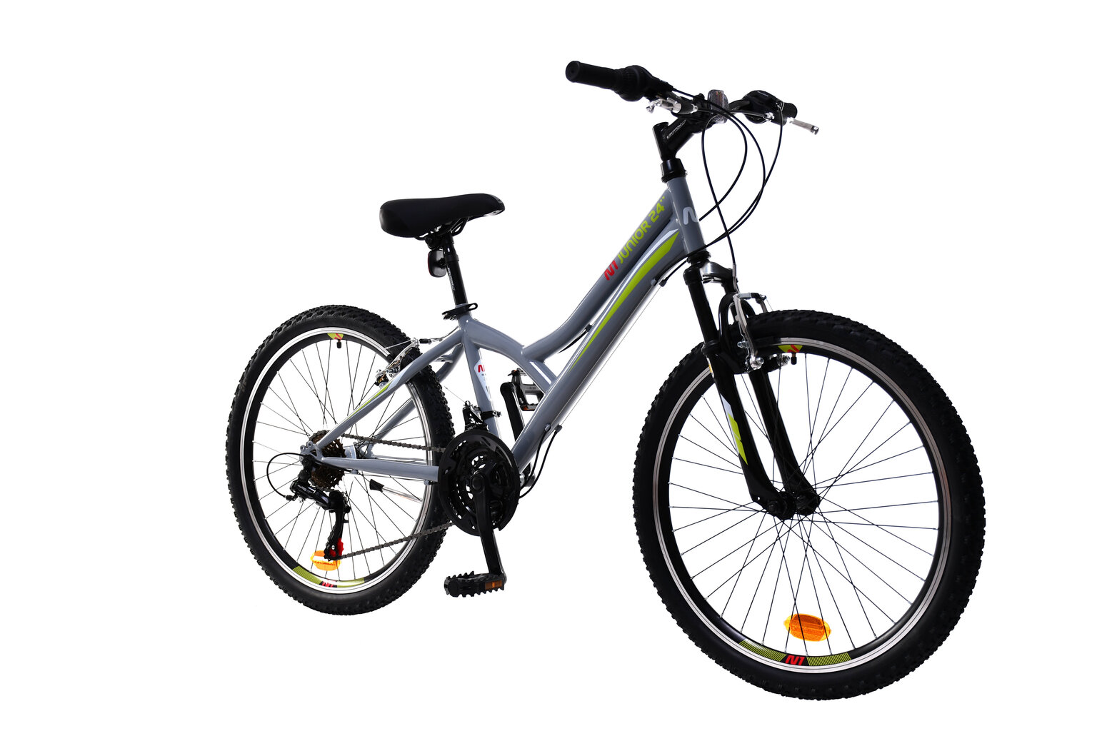 Laste jalgratas N1 MTB 1,0 24", hall hind ja info | Jalgrattad | kaup24.ee