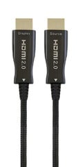 Кабель Gembird Active Optical (AOC) High speed HDMI cable with Ethernet, premium, 20 м цена и информация | Кабели и провода | kaup24.ee