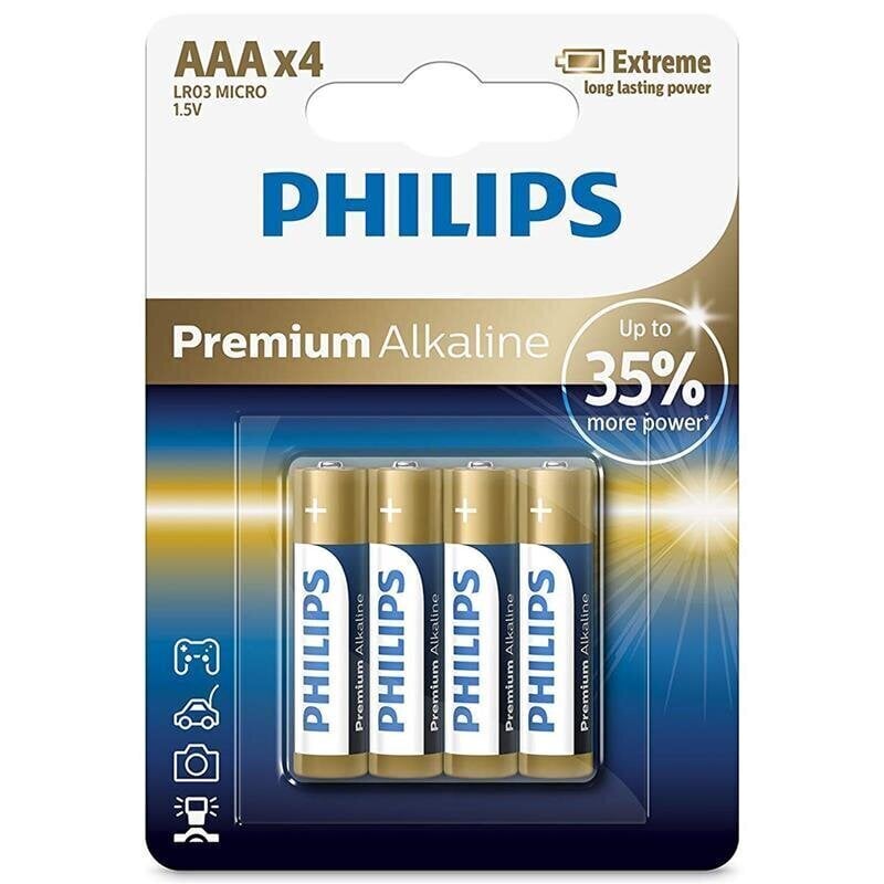 Philips Phil-LR03M4B/10, 4 tk цена и информация | Patareid | kaup24.ee