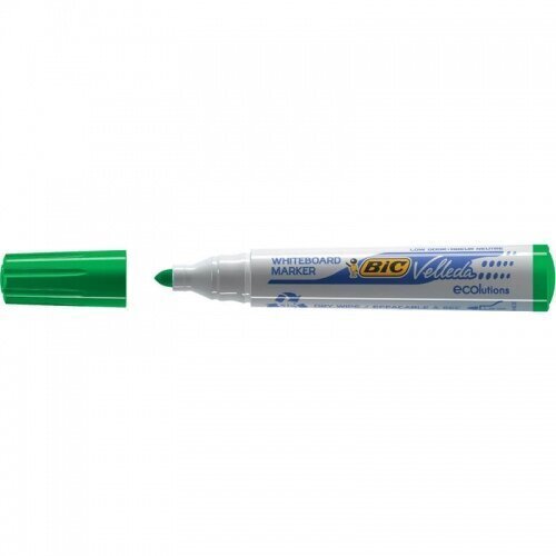 Valge tahvli marker Bic Velleda 1701 1-5 mm, roheline hind ja info | Kirjatarbed | kaup24.ee