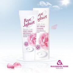 Pehmendav jalakreem Rose Joghurt loodusliku roosiõli ja jogurtiekstraktiga, 75 ml hind ja info | Kehakreemid, losjoonid | kaup24.ee