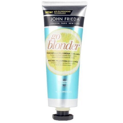 John Frieda Sheer Blonde Go Blonder Lemon Miracle Masque tooni heledamaks muutev juuksemask blondidele 100 ml hind ja info | Maskid, õlid, seerumid | kaup24.ee