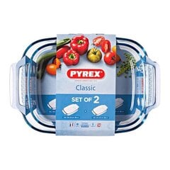 Pyrex Classic Набор посуды для духовки, боросиликатное стекло, 2 шт. цена и информация | Формы, посуда для выпечки | kaup24.ee