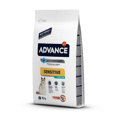 Advance cat sterilized sensitive 10.0kg - для стерилизованных кошек (лосось) цена и информация | Сухой корм для кошек | kaup24.ee