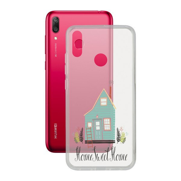 Mobiiltelefoni Kaaned Huawei Y7 2019 Contact Flex Home TPU hind ja info | Telefoni kaaned, ümbrised | kaup24.ee