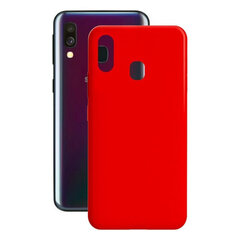 Mobiiltelefoni Kaaned Samsung Galaxy A40 Contact Silk TPU: Värvus - Punane hind ja info | Telefoni kaaned, ümbrised | kaup24.ee