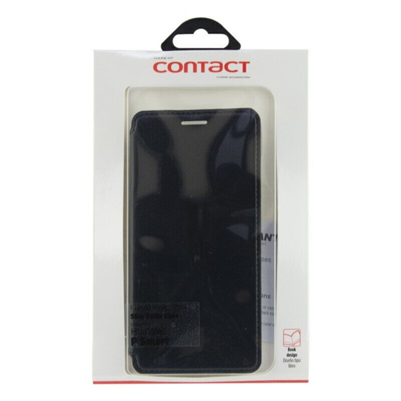 Mobiiltelefoni kaaned Huawei P Smart Contact Slim, must, tekstiil, polükarbonaat цена и информация | Telefoni kaaned, ümbrised | kaup24.ee