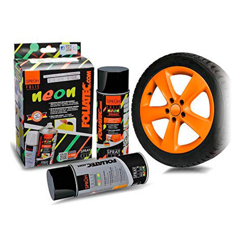 Vedelkumm autodele Foliatec  Oranž 400 ml (2 pcs) hind ja info | Auto värvikorrektorid | kaup24.ee