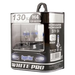 Автомобильная лампа Superlite White Pro H4 12V 55/60W 4000K 37R/E4 цена и информация | Автомобильные лампочки | kaup24.ee