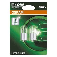 Автомобильная лампа OS5008ULT-02B Osram OS5008ULT-02B R10W 10W 12В (2 шт) цена и информация | Автомобильные лампочки | kaup24.ee