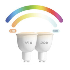 Smart Elektripirn SPC AURA450 RGB GU10 WiFi 5,5W цена и информация | Лампочки | kaup24.ee