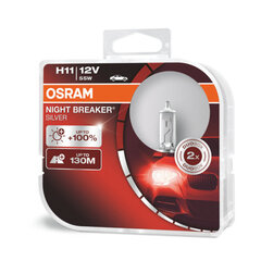 Автомобильная лампа Osram 64211NBS H11 12V 55Вт 3200K цена и информация | Автомобильные лампочки | kaup24.ee