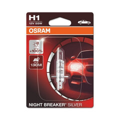 Автомобильная лампа Osram 64150NBS H1 12V 55W цена и информация | Автомобильные лампочки | kaup24.ee