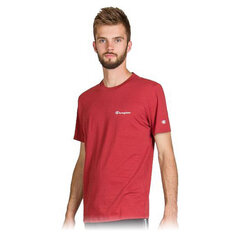 Мужская футболка с коротким рукавом Champion Crewneck, размер L, красная, S6417557 цена и информация | Мужские футболки | kaup24.ee