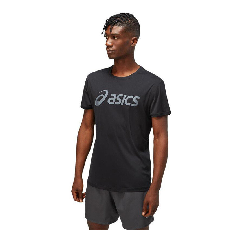 Lühikeste varrukatega T-särk, meeste Asics Core Must S6423851 hind ja info | Meeste T-särgid | kaup24.ee