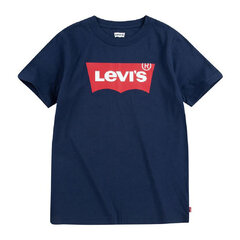 Футболка для мальчиков Levi's Batwing Boy Dark с коротким рукавом, темно-синяя S6424514 цена и информация | Рубашки для мальчиков | kaup24.ee