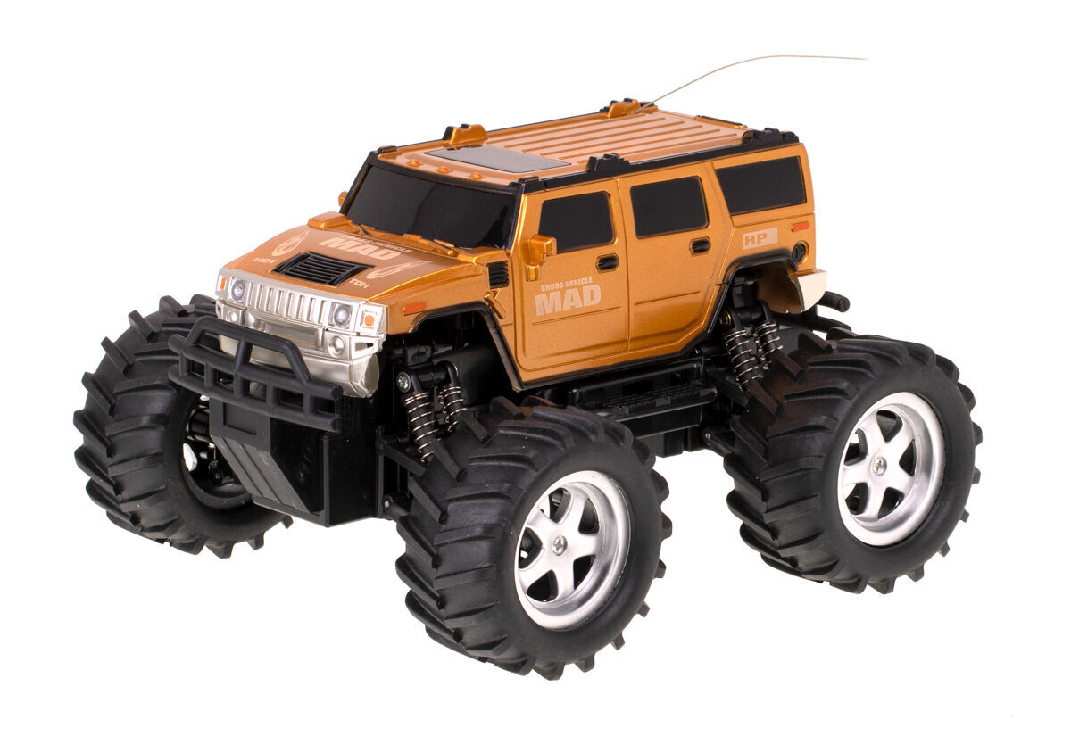 RC maastur MAD monster truck kuldsed värvid hind ja info | Poiste mänguasjad | kaup24.ee