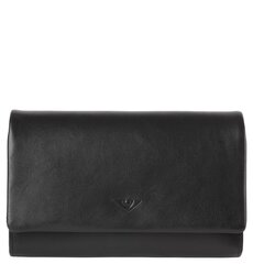 Nahast naiste rahakott VOI leather design, must hind ja info | Naiste rahakotid | kaup24.ee