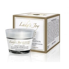 Näokreem 24 tundi niisutav Lady's Joy Luxury musta pärli ekstrakti ja orgaanilise roosiõliga, 50 ml hind ja info | Näokreemid | kaup24.ee