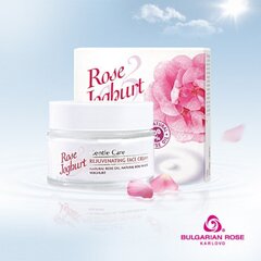 Омолаживающий крем для лица Rose Joghurt  с натуральным розовым маслом и экстрактом йогурта, 50 мл цена и информация | Кремы для лица | kaup24.ee