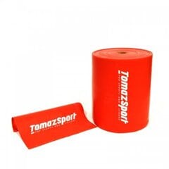 Elastne spordirihm Tomaz Sport 15x0,2 cm, punane hind ja info | Treeningkummid | kaup24.ee