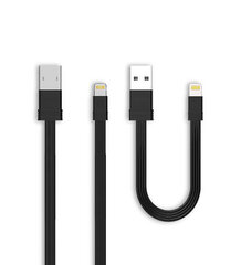 Кабель Remax Tengy 2x USB Lightning Set 1м/16 см, белый цена и информация | Кабели для телефонов | kaup24.ee