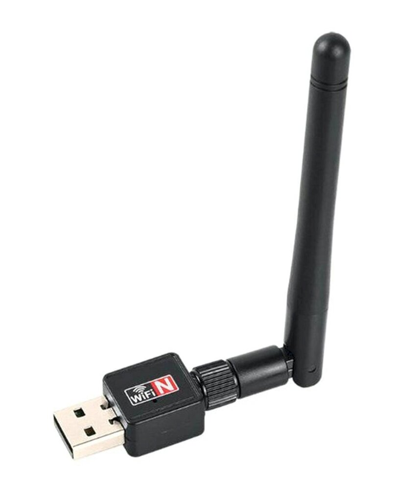 Fusion traadita WiFi-adapter antenniga (2,4 GHz / USB 2.0, juhtmevaba, 300 Mbps, IEEE 802.11b/g/n) hind ja info | USB jagajad, adapterid | kaup24.ee