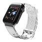 Vaherusrihm Apple Watch 42/44/45mm Fusion Light, must hind ja info | Nutikellade ja nutivõrude tarvikud | kaup24.ee