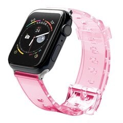 Fusion Light силиконовый ремешок для Apple Watch 42mm / 44mm / 45мм красный цена и информация | Аксессуары для смарт-часов и браслетов | kaup24.ee