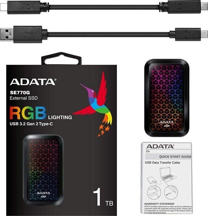 ADATA ASE770G-1TU32G2-CBK цена и информация | Sisemised kõvakettad (HDD, SSD, Hybrid) | kaup24.ee