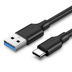 Кабель Ugreen USB 3.0 - USB Type C 2 м, 3A, черный (20884) цена и информация | Кабели для телефонов | kaup24.ee