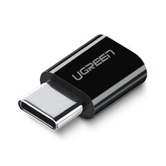 Адаптер Ugren micro USB to USB Type C, белый (30154) цена и информация | Адаптер Aten Video Splitter 2 port 450MHz | kaup24.ee