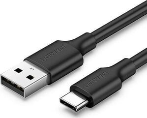 Кабель Ugreen USB - USB Type C 3A 3 м, черный (60826) цена и информация | Кабели для телефонов | kaup24.ee