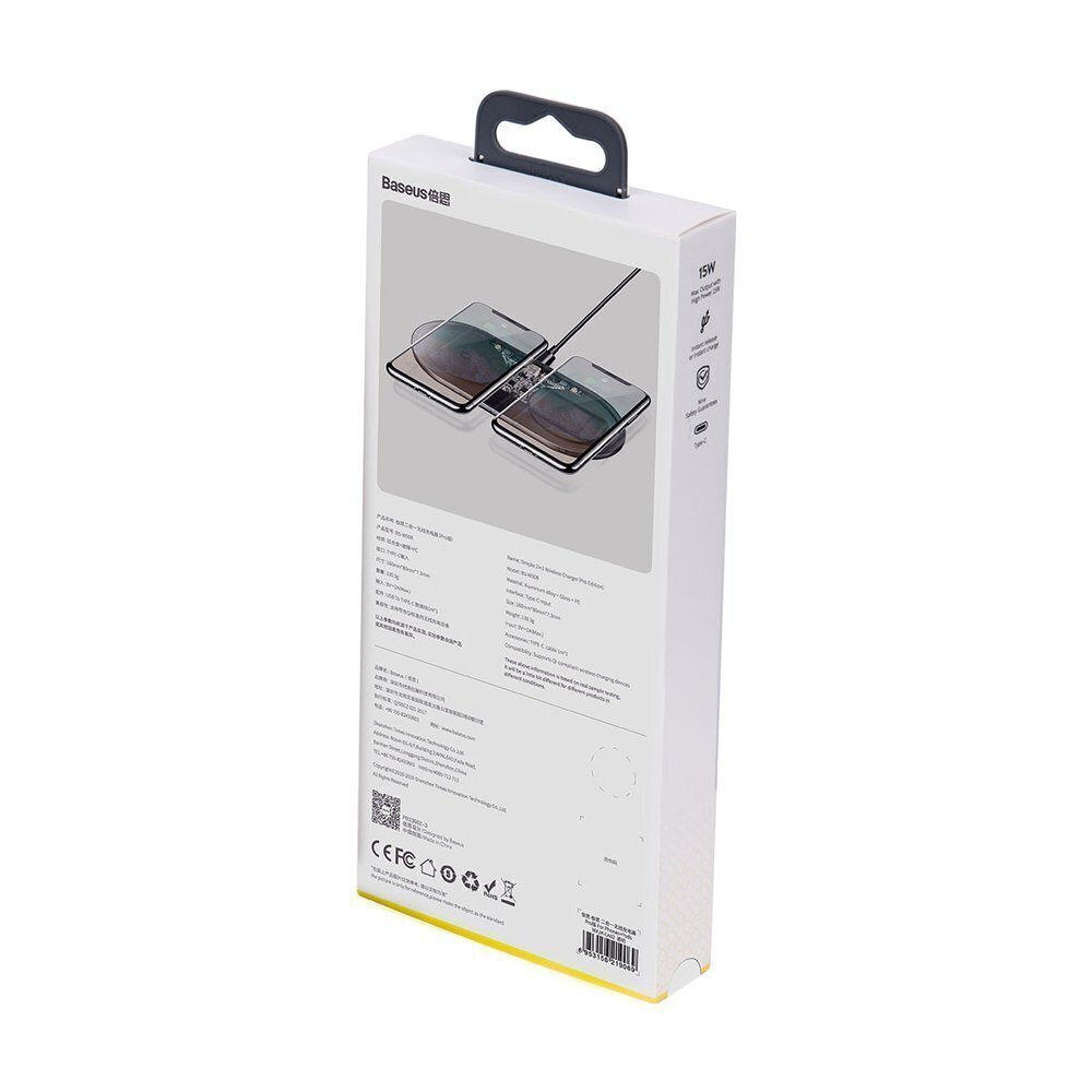 Baseus Simple Pro WXJK-CA02 hind ja info | Mobiiltelefonide laadijad | kaup24.ee