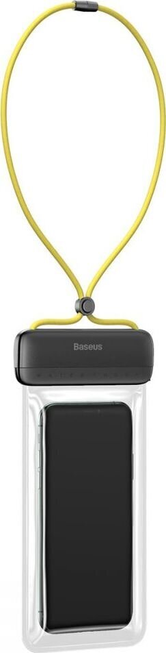 Baseus Let's Go Universal veekindel ümbris nutitelefonidele (must + kollane) цена и информация | Telefoni kaaned, ümbrised | kaup24.ee