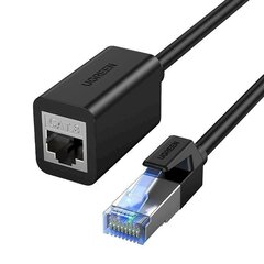 Сетевой удлинитель с разъемом RJ45 UGREEN NW192 Cat 8 S/FTP Ethernet RJ45 Extension Male/Female, 0.5 м (черный) цена и информация | Кабели и провода | kaup24.ee