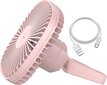 Car fan / fan Baseus Natural Wind (pink) hind ja info | Turvasüsteemid ja 12V seadmed | kaup24.ee