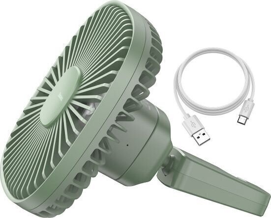 Car fan / fan Baseus Natural Wind (green) цена и информация | Turvasüsteemid ja 12V seadmed | kaup24.ee