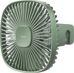 Car fan / fan Baseus Natural Wind (green) hind ja info | Turvasüsteemid ja 12V seadmed | kaup24.ee