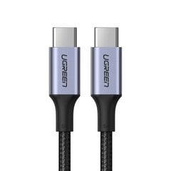 Ugreen USB Type C - USB Type C cable 5 A 100 W Power Delivery Quick Charge 3.0 FCP 480 Mbps 2 m gray (70429 US316) цена и информация | Borofone 43757-uniw | kaup24.ee