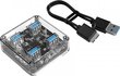 Orico 4in1 Adpater Hub 4x USB 3.0 hind ja info | USB jagajad, adapterid | kaup24.ee