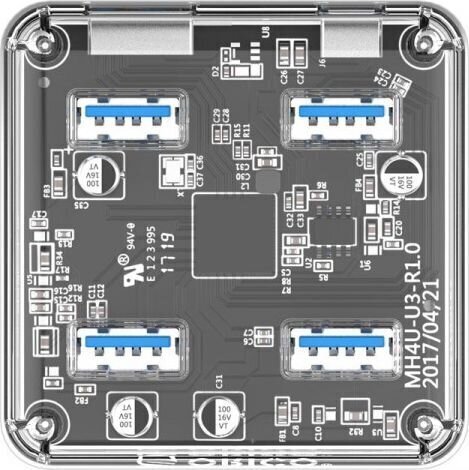 Orico 4in1 Adpater Hub 4x USB 3.0 hind ja info | USB jagajad, adapterid | kaup24.ee