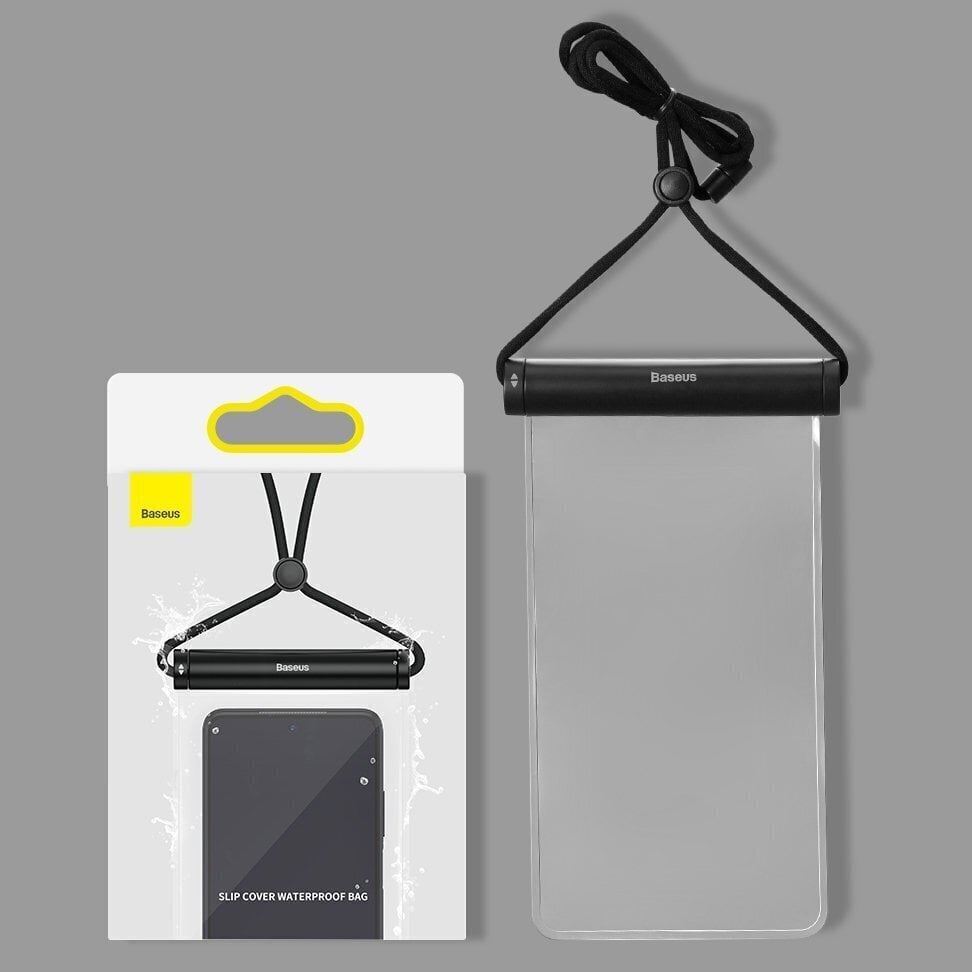 Baseus transparent waterproof phone case bag for swimming pool beach white (ACFSD-E02) hind ja info | Telefoni kaaned, ümbrised | kaup24.ee