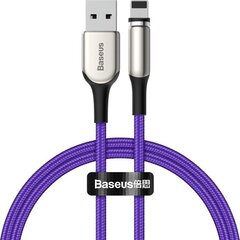 Baseus Zinc magnetiline USB-kaabel – Lightning 2A 1m violetne (CALXC-H05) hind ja info | Mobiiltelefonide kaablid | kaup24.ee