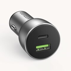 Автомобильное зарядное устройство Ugreen fast USB / USB Typ C Quick Charge 3.0 Power Delivery 36 W 3 A серое (CD213 60980) цена и информация | Зарядные устройства для телефонов | kaup24.ee